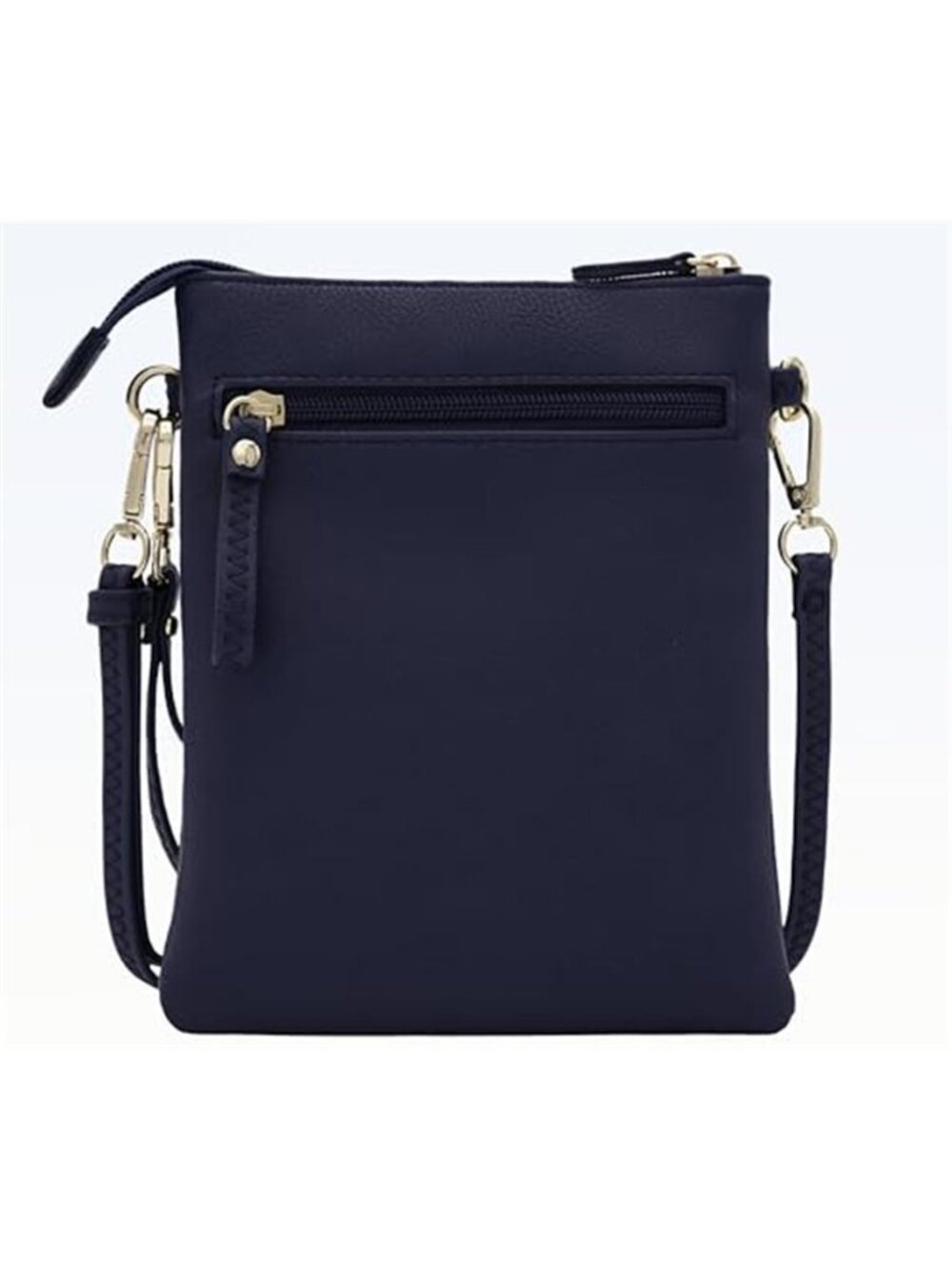 Crossbody Bag Multi Pocket Faux Leather Shoulder Purse Phone Wallet Handbag Zip - Picture 2 of 7